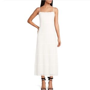 Gianni Bini x Caelynn Bell Bella Lace Sleeveless Long Slip Dress Set Two Pieces